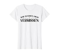 Wir Werden Dich Vermissen Adieu aux Amis avec Signature T-Shirt Graphique avec Valeur