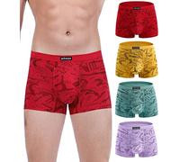 wirarpa Boxers Hommes Microfibre Calecon Slips Micro Modal Multipack Pack de 4 Taille S