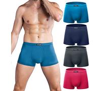 wirarpa Boxers Hommes Microfibre Calecon Slips Micro Modal Multipack Pack de 4 Taille S