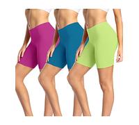 wirarpa Panty Coton Cycliste Short Femme Long Culottes Boxer Shorty Legging Boxer Caleçon Grande Lot de 3, Multicolor, Taille XL