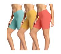 wirarpa Panty Coton Cycliste Short Femme Long Culottes Boxer Shorty Legging Boxer Caleçon Grande Lot de 3, Multicolor, Taille XL