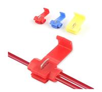 Wire Cable Connectors Lock Quick Splice Terminals Crimp Non Destructive Without Breaking Line 22-18 NWPNLXEA(QSC805,50PCS)