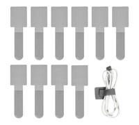 Wire Cable Ties - Hook Loop Fasteners for Organizing | 9x3cm, Nylon Fabric Material, Adjustable Management Straps for Desks, Reusable Tidy Holders Kitchens, Secure Desktop Accessories Offices
