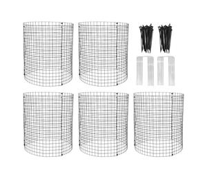 Wire Cloches For Plants | Metal Protection Guard | Plant Protectors Against Animals | Ideal For Strawberry, Tomato, Vegetable, Flower Crops | Deer And Squirel Safe, Outdoor And Indoor Gardening