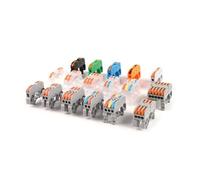 Wire Connector Fast Compact Din Rail Cable LED Light Lamp Conector Wiring Conductor Terminal Block NWPNLXEA(K412M)