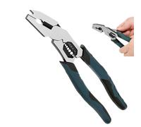 Wire Crimper, Multi-Purpose Hand Cutter Tool, Nail Pulling and Screw Cutting Pliers, Ergonomic Design with Hardened Comfortable Grip, Electrical Tool for Car Network Solar Industrial Residential