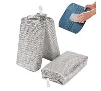 Wire Dishwashing Rag, Non-Scratch Dish Wash Cloths, Portable Wire Dishcloth, Kitchen Dishcloth Supply, Dishwashing Cloth for Cookware, Sink Dish Rag, Dishwashing Cloth for Dishes, Stove Top Cleaning R