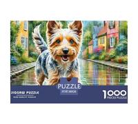 Wire Fox Terrier 1000 Pièces Puzzle pour Adultes De Détente & Relaxation Jouets De Jeu Stimulants Cadeau Unique 38x26cm/1000pcs