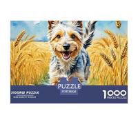 Wire Fox Terrier 1000 Pièces Puzzle pour Adultes De Détente & Relaxation Jouets De Jeu Stimulants Décoration Familiale 38x26cm/1000pcs