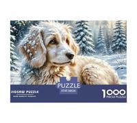 Wire Fox Terrier 1000 Pièces Puzzle pour Adultes De D'étude Confortables Jouets De Jeu Stimulants Décoration Familiale 38x26cm/1000pcs