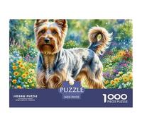Wire Fox Terrier 1000 Pièces Puzzle pour Adultes Enfants D'étude Confortables Jouets De Jeu Stimulants La Décoration Moderne 70x50cm/1000pcs