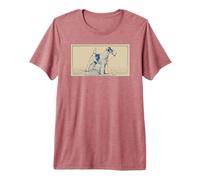 Wire Fox Terrier Art Vintage Art Chien Art Vintage T-Shirt Haut de Gamme