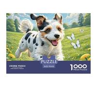 Wire Fox Terrier Puzzle 1000 Pièces Art Collection Chien de Compagnie Illustration Colorée Adultes Et Enfants Dès 14 Ans70x50cm/1000pcs