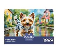 Wire Fox Terrier Puzzle 1000 Pièces Educa Jouet en Bois Cadeau Unique De l'art De La Décoration Jeu Éducatif Challenge Toy Adultes & Enfants des 14 Ans 38x26cm/1000pcs