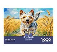 Wire Fox Terrier Puzzle 1000 Pièces Educa Jouet en Bois Divertissement Créatif Décoration Intérieure Jeu Éducatif Challenge Toy pour Adultes Et Enfants À Partir De 12 Ans 70x50cm/1000pcs