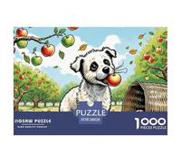 Wire Fox Terrier Puzzle 1000 Pièces Jeux Éducatif Défi Jouets Cadeaux Chien de Compagnie Illustration Colorée Adultes Et Enfants Dès 14 Ans38x26cm/1000pcs