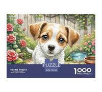 Wire Fox Terrier Puzzle De 1000 Pièces pour Adultes Art Collection Chien de Compagnie Puzzle De Qualité Supérieure pour Adultes Et Enfants À Partir De 14 Ans70x50cm/1000pcs