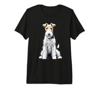 Wire Fox Terrier T-Shirt Haut de Gamme