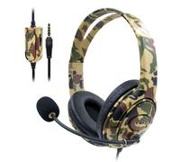 Wire Game Headphones Casque de studio avec casque d'enregistrement Shareport Monitor pour bureau à domicile, vert