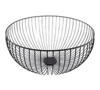 Point-Virgule – Corbeille à fruits Wire – 30 x 13 cm – Noir