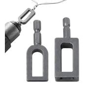 Wire Twister Outil de fixation de câble en acier carbone pour perceuse 6 x | Torsade de fil de construction pour électriciens, techniciens, maison, ranch, clôture, industrie de la construction