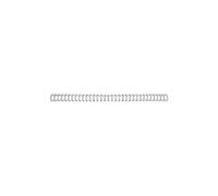 GBC Peignes WireBind A4 RG810770 – 34 boucles, 11 mm, Lot de 100, Blanc