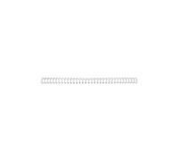 WireBind - 11 mm - 34 anneaux - A4 (210 x 297 mm) - 100 feuilles - argent - 100 unités spirale de reliure - pour WireBind W20, W25E; Rexel WB606
