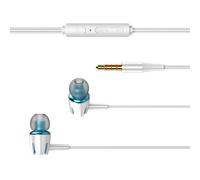 Wired Earbuds - Diaphragm Headphones, Luminous Audio Buds, Noise Cancelling Accessory, Immersive Sound Piece | Glowing In Ear Headset Computer Tablet Laptop Professional Listening Gear