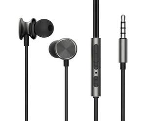 Wired Earphones Jr-ew03, Half In Ear (dark Grey)