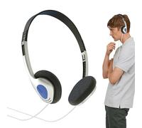 Wired Headphones - 1./3.94ft Retro Earphones, Over Ear Stereo Headset | Classic Design Audio Gear, Lightweight Adjustable Fit, Clear Sound Bass 3.5mm Plug Music Player Mobile Phone Home Liste