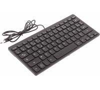 Wired Keyboard,Laptop Keyboard,78 Keys Mute Ultra Thin Wired Mini USB Interface Desktop Computer Small Language Keyboard