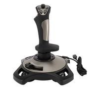 Wired PC Flight Joystick with Vibration & Throttle Control for Win 7-11