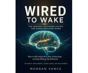 Wired to Wake: The Cortisol Shutdown System for Overstimulated Minds: How to Fall Asleep Fast, Stay Asleep Deep, and Stop Waking Up Exhausted - Without Melatonin, Sleep Apps, or Willpower