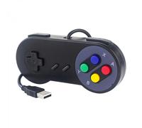 Wired USB game controllers compatible with SNES emulators, retro gaming joypads, support gamepads compatible with PC, laptops, RaspberryPi