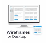 Wireframes for Desktop