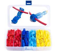 Wirefy 120 Pièces Cosses Électriques à Sertir T Tap - Raccords pour Fils et Cosses Isolées Automobile à Déconnexion Rapide - 0,5-6,0 mm²