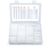 Wirefy 275 Pièces Kit de Gaine Thermorétractable Etanche Blanche - 3:1 Tube Thermoretractable à double paroi - Revêtement adhésif - Gaine Thermo