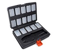 Wirefy Boîte de Rangement Pour Outil de Sertissage de 22,1 cm - 15 Emplacements Pour Matrices à Changement Rapide