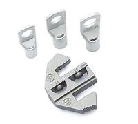 Wirefy Matrice de sertissage pour bornes non isolées de plus grand diamètre 6-4 AWG, interchangeable, à changement rapide, accessoire de sertissage de précision de gros calibre