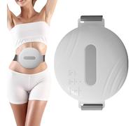 Wireless Abdominal Massager - Cordless Electric Belly Stimulator With Heat, Abdomen Massager For Workout Fitness Gym, EMS Muscle Toner For Digestion Bloating Relief, Rechargeable Smart Ab Belt