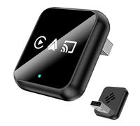 Wireless Adapter, 2026 Upgraded 2-in-1 Mini Dongle, 5.0 High-Speed Connection, Plug & Play 1.1x0.98 inch Smart Link, Compatible Black Finish, Professional Utility for Modern
