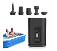 Wireless Air Pump - Portable Tire Inflator for Car Motorcycle Bicycle Sports Ball | Rechargeable Battery Powered Compressor with Digital Pressure Display, Auto Shut Off Safety Inflation Tool