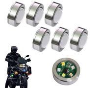 Wireless Anti-Collision Strobe Light with Intelligent Vibration Activation, Dynamic Multi-Mode Lighting Wireless Extended Power for Nighttime Cycling, Driving, or Outdoor(COLORFUL-6PCS)
