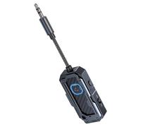 Wireless Audio Transmitter, Stereo Signal Receiver Adapter, Wireless-Compatible Audio Plug, Stable Music Connectivity, for Home Gym Car Travel Family Use, 2.7x12.8x1.3cm/1.06x5.04x0.51 inches