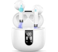 Wireless Bluetooth Headphones, Bluetooth 5.3 Earbuds 2024 Wireless Earbuds With 4 Enc Noise Reduction Mic, Ip7 Waterproof Earpiece 48H Stereo Usb-C Headset For Sport/Work