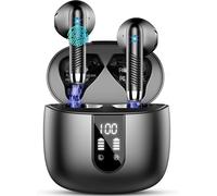 Wireless Bluetooth Headphones, Bluetooth 5.3 Earbuds 2024 Wireless Earbuds With 4 Enc Noise Reduction Mic, Ip7 Waterproof Earpiece 48H Stereo Usb-C Headset For Sport/Work