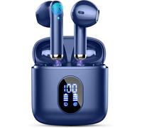 Wireless Bluetooth Headphones, Bluetooth 5.3 Headset With Clear Call Mics, Hifi Deep Bass Wireless Earphones, 30H Bluetooth Headphones Led Screen, Ip7 Waterproof/Usb-C/Mini Design¿2024 New¿