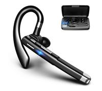 Wireless Bluetooth Headset, HiFi Quality Sound Hands-Free Calling Earpiece with Mute Feature And Digital Display, Ideal for Business Meetings And