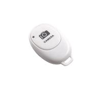 Wireless Camera Shutter Remote Control Selfie Clicker for Android & IOS Phones Selfie Accessory for Photos Videos White