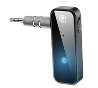 Wireless Car Adapter, 2-in-1 3.5mm AUX Audio Receiver and Transmitter, Wireless Stereo Music Adapter for TV, PC, Headphone, Projector, Car Speaker, Audio Devices, 2.32x0.87x0.47in